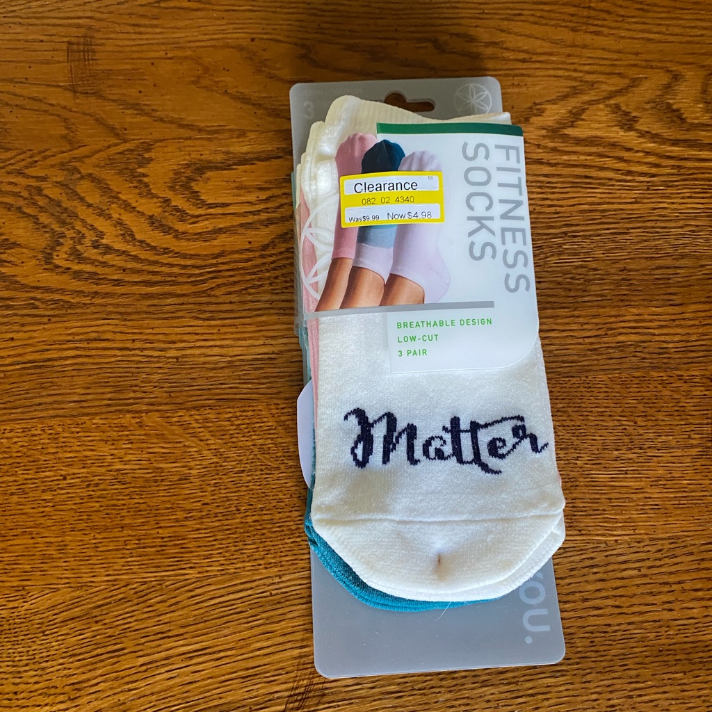 Brand New Gaiam Fitness Socks Three Pack SmallMedium